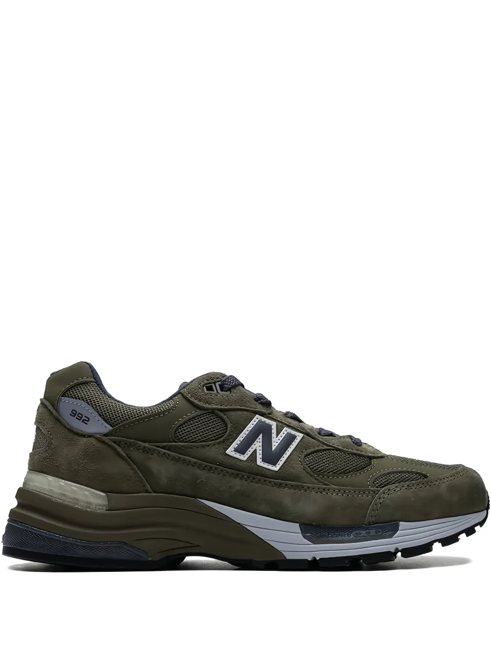 New Balance Made in USA 992 panelled sneakers | Green | Image 1