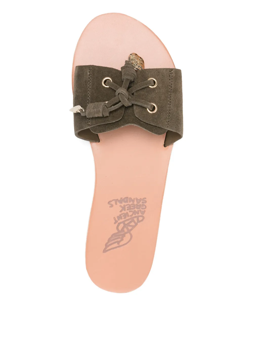 Ancient Greek Sandals Verina knotted-detail sandals Groen