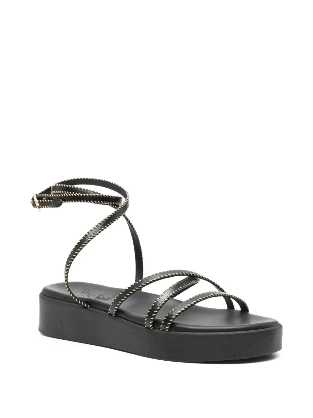 Ancient Greek Sandals Astriti stitch-straps sandals Zwart