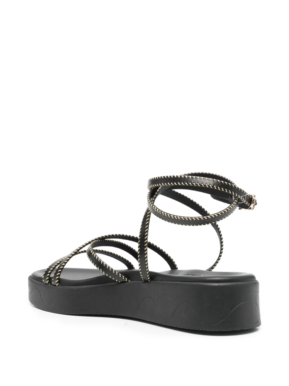Ancient Greek Sandals Astriti stitch-straps sandals Zwart