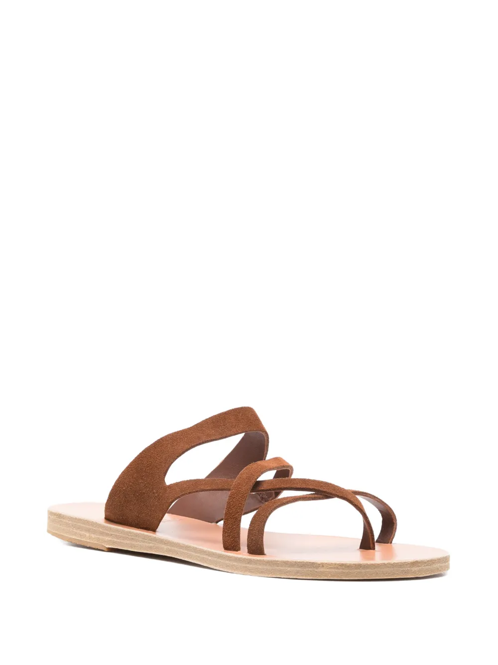 Ancient Greek Sandals Sandalen met bandjes Bruin