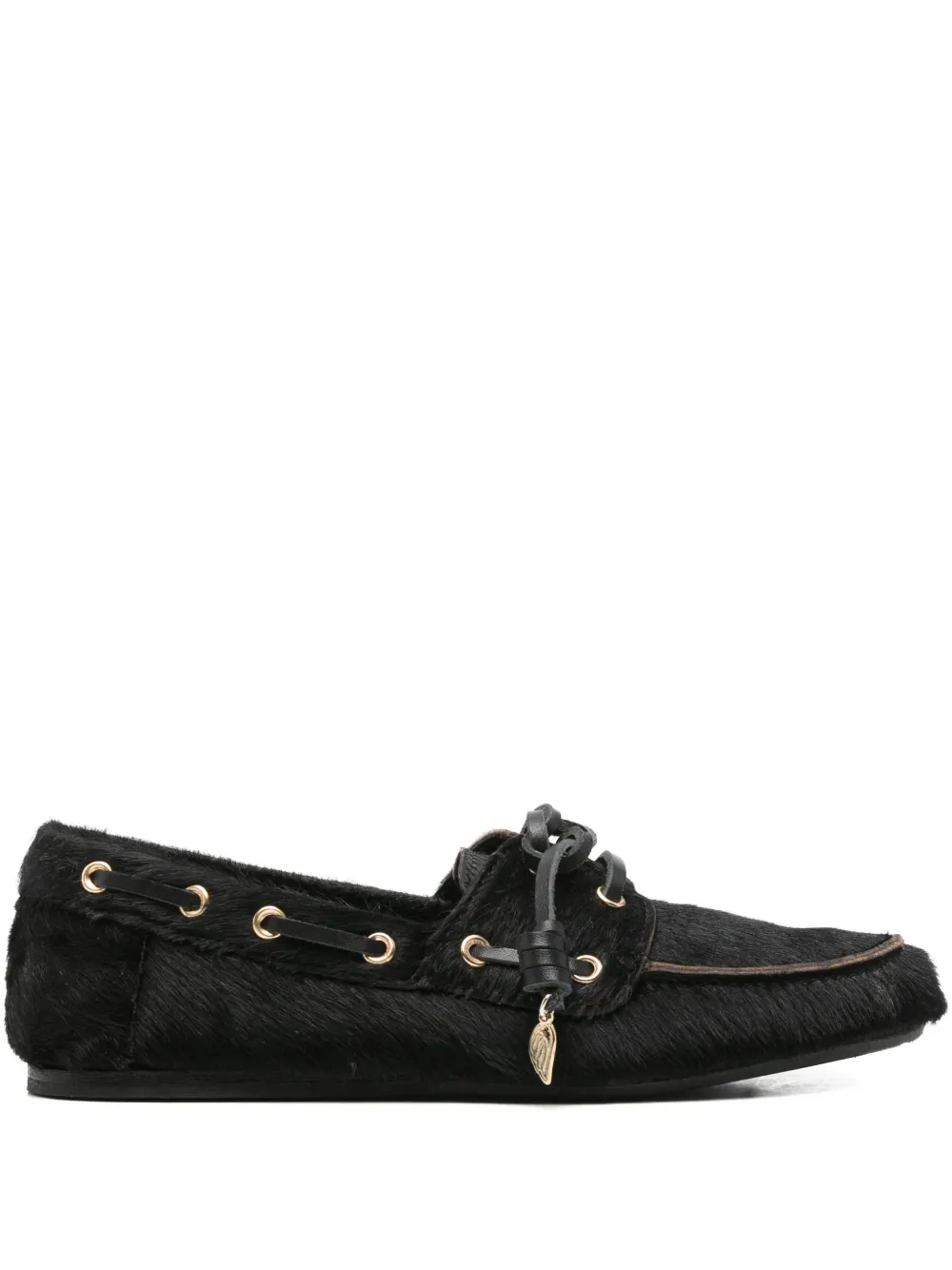 Ancient Greek Sandals Pliaria Lace-up Derby Shoes In Black
