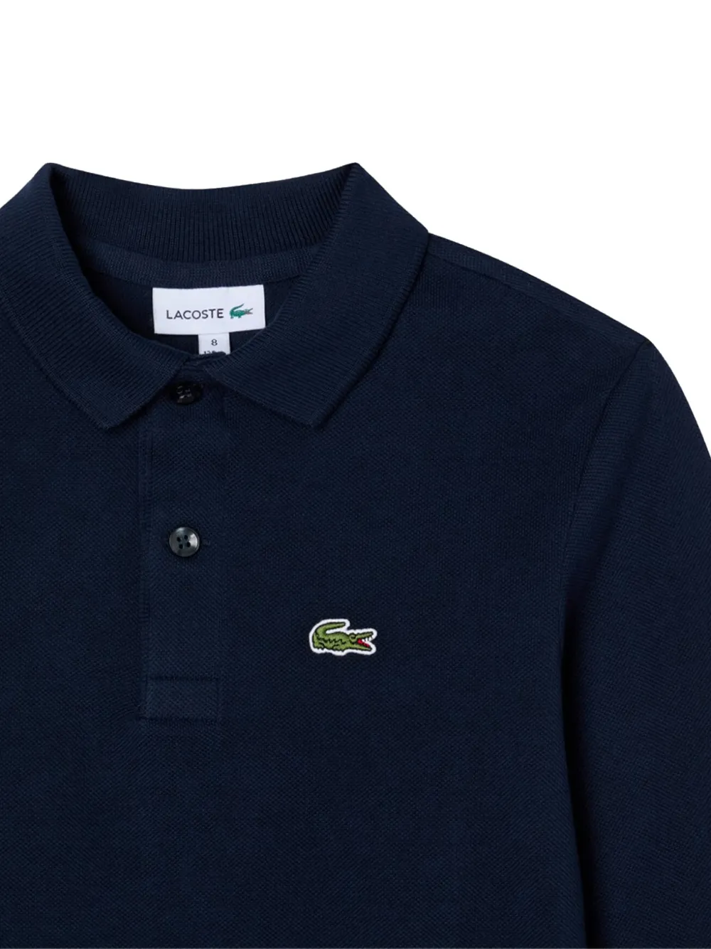 Lacoste Kids Poloshirt met lange mouwen Blauw
