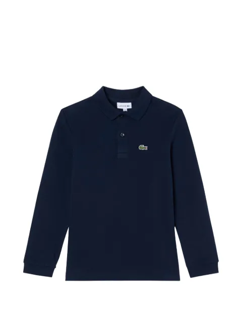 Lacoste Kids playera tipo polo manga larga