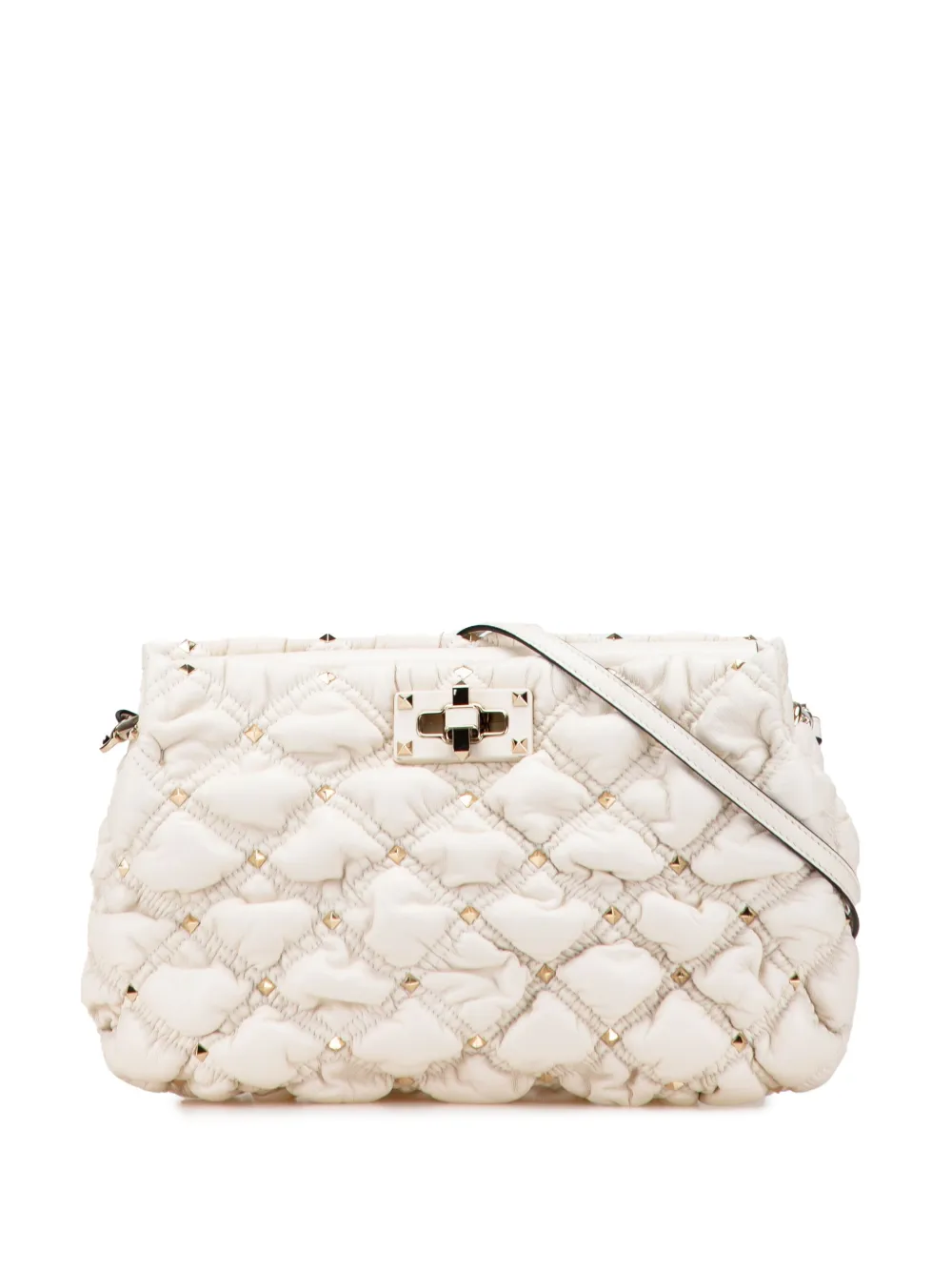 Valentino Garavani Pre-Owned 2018-2025 Nappa SpikeMe Clutch crossbody Valentino Garavani Pre-Owned 2018-2025 Nappa SpikeMe Clutch crossbody