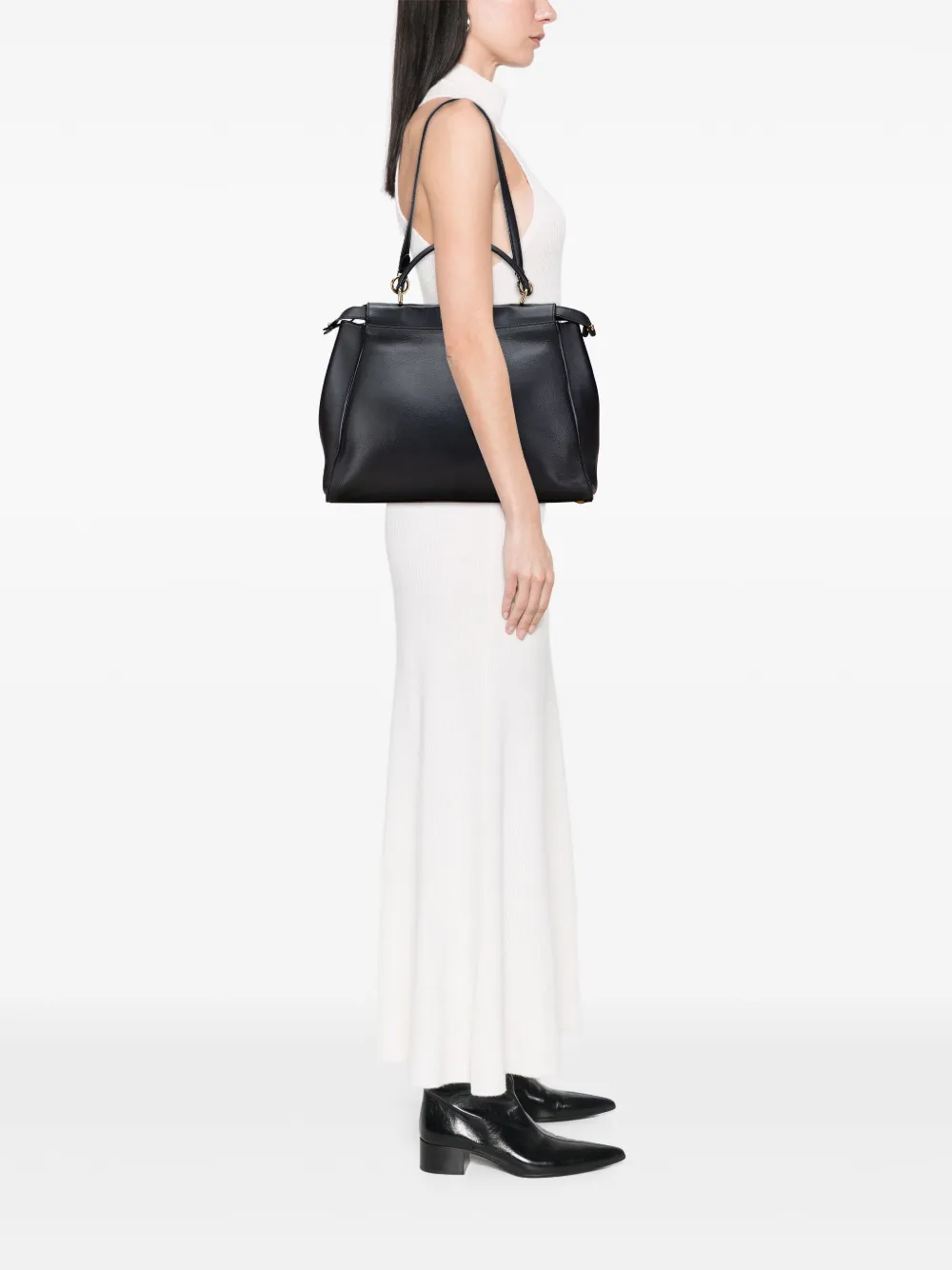 Fendi Pre-Owned 2000-2010 Large Goatskin Peekaboo Iconic satchel | Pre-Owned | Image 2