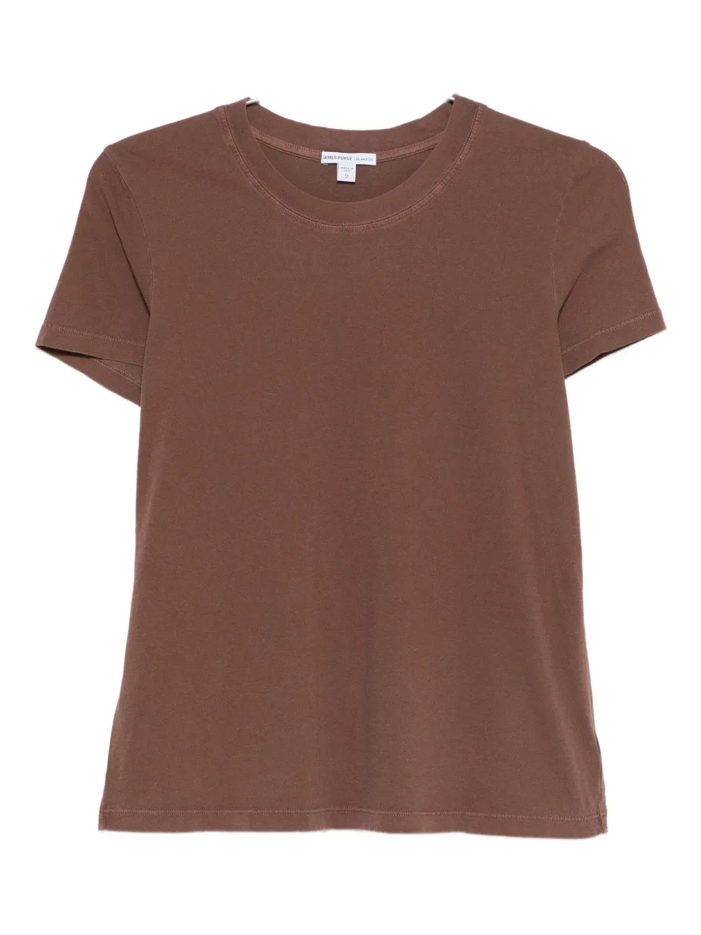 James Perse camiseta con cuello redondo | marrón | Image 1