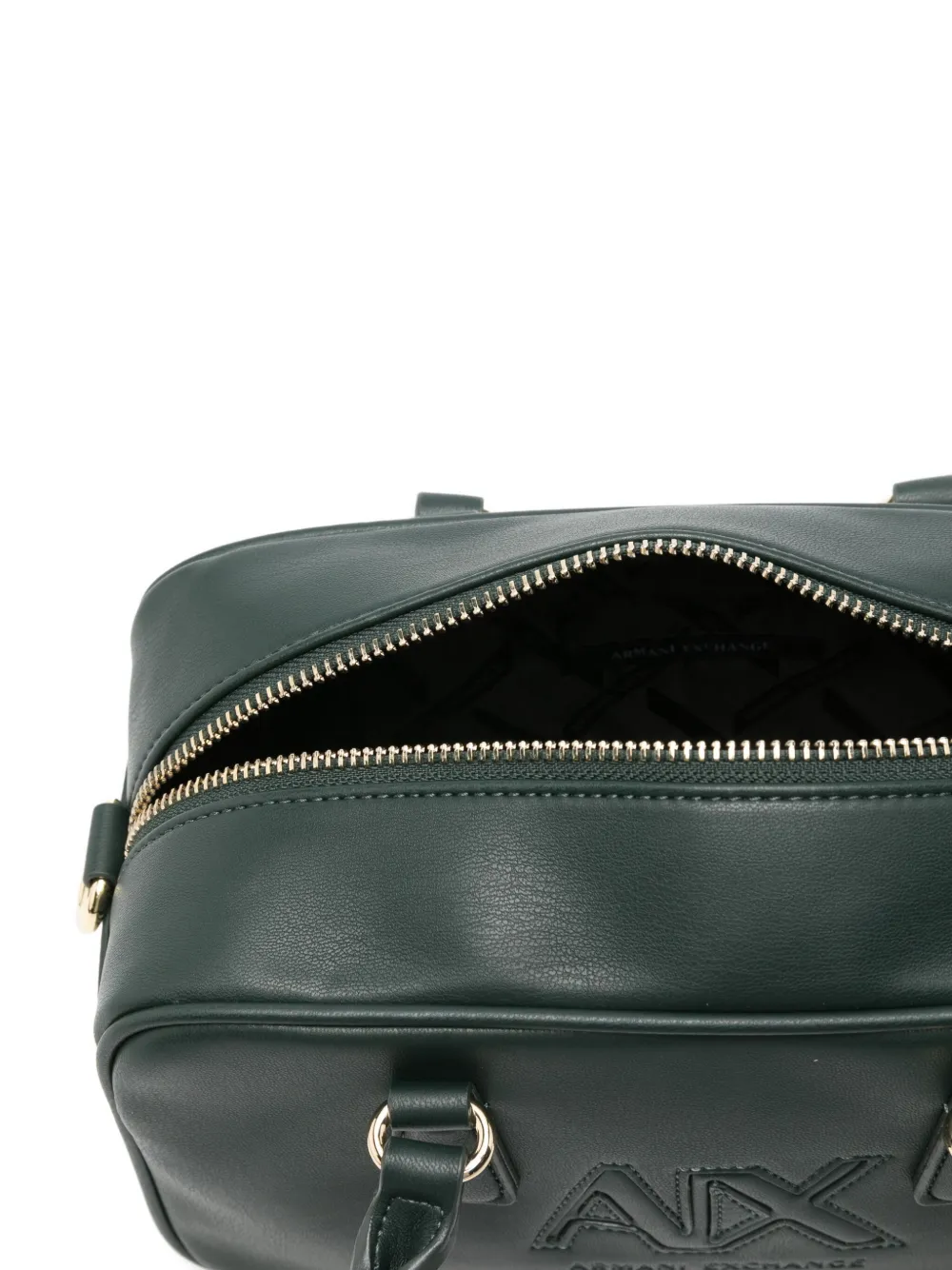 Armani Exchange Shopper met logo-reliëf Groen