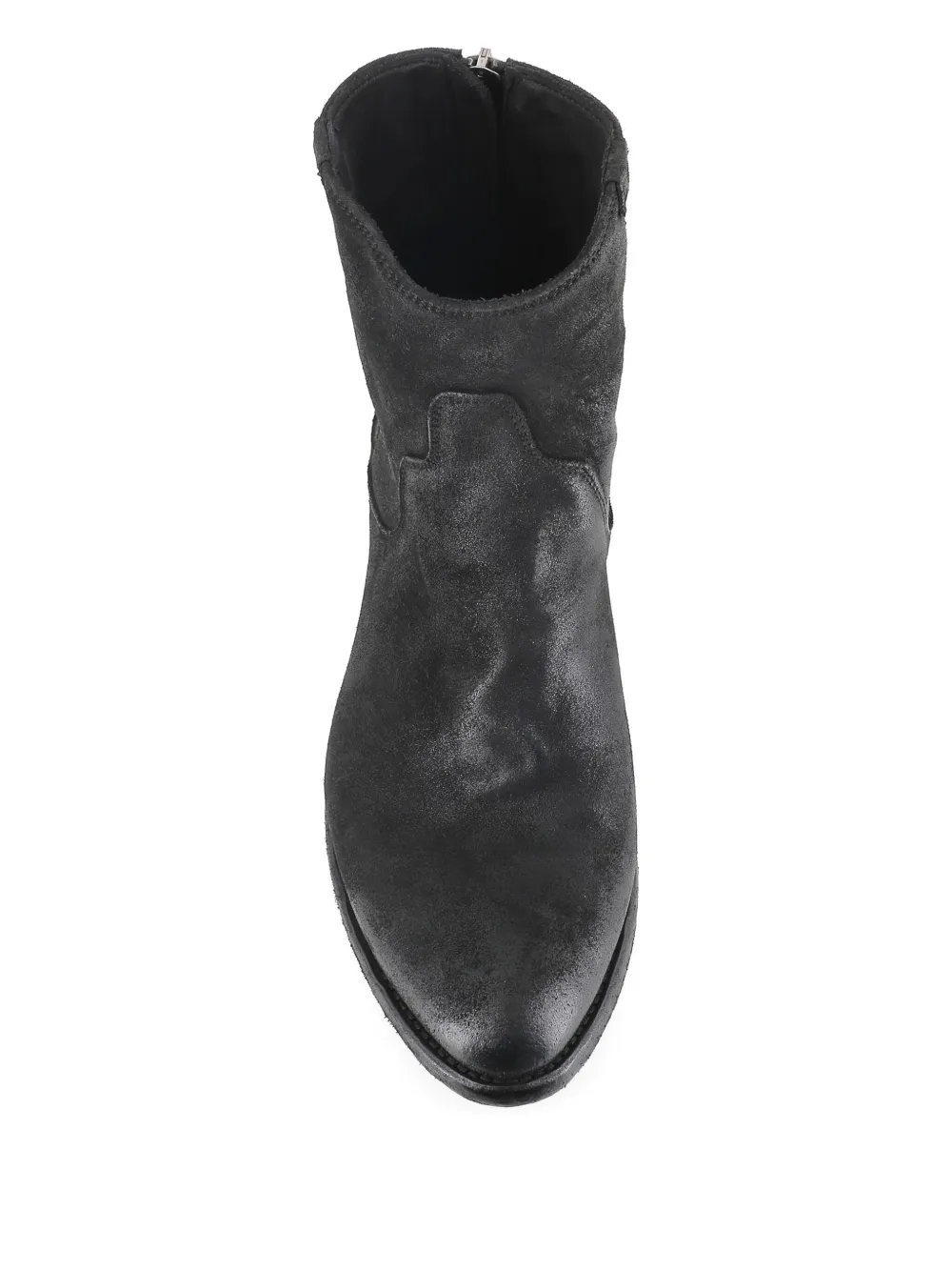 Pantanetti Leather Ankle Boots In Black