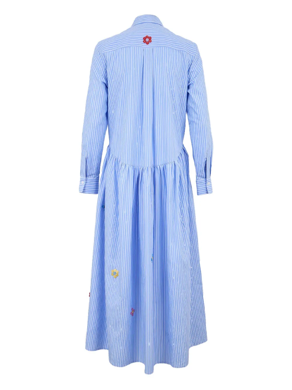 Mira Mikati button-embroidered striped midi shirt dress | Day Dresses | Image 2