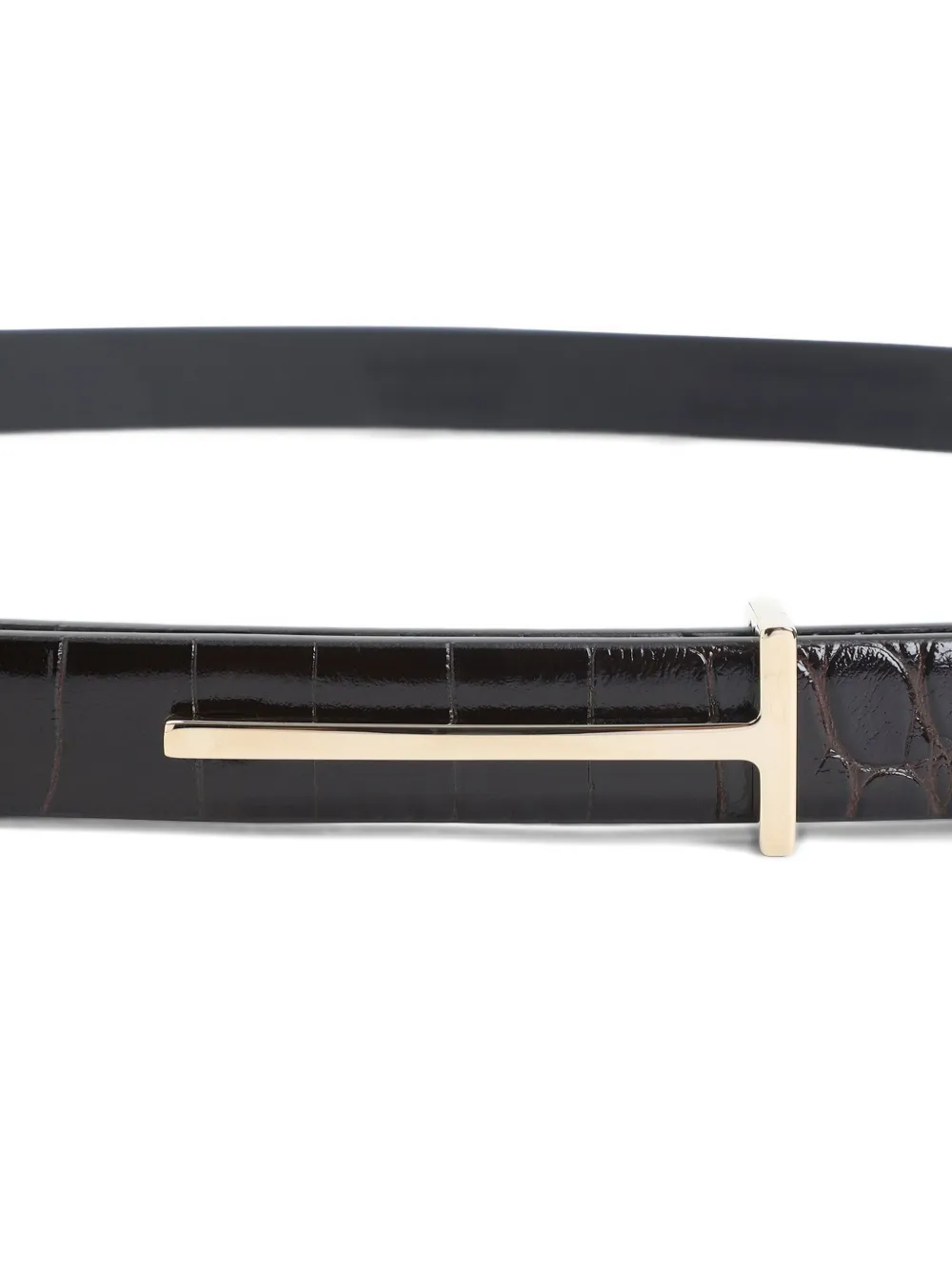TOM FORD crocodile-effect leather belt | Image 2