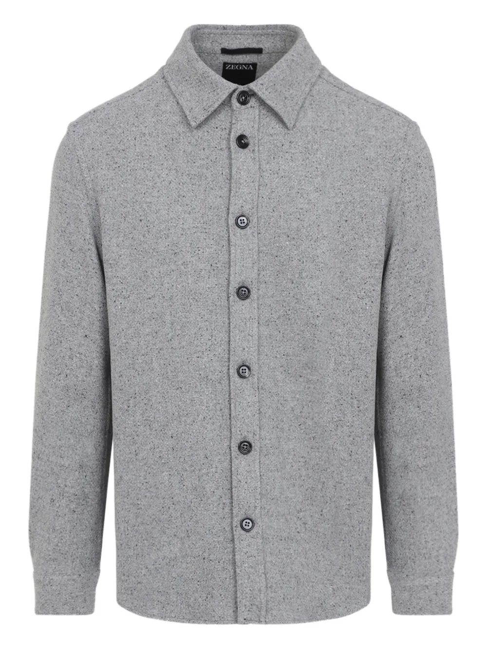 Zegna cashmere shirt | Grey | Image 1