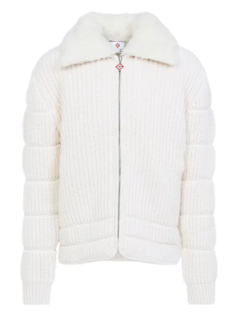 Casablanca ribbed-knit jacket