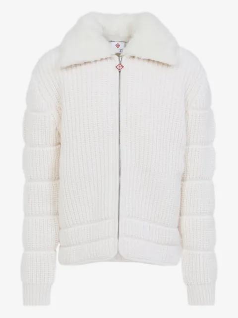 Casablanca ribbed-knit jacket