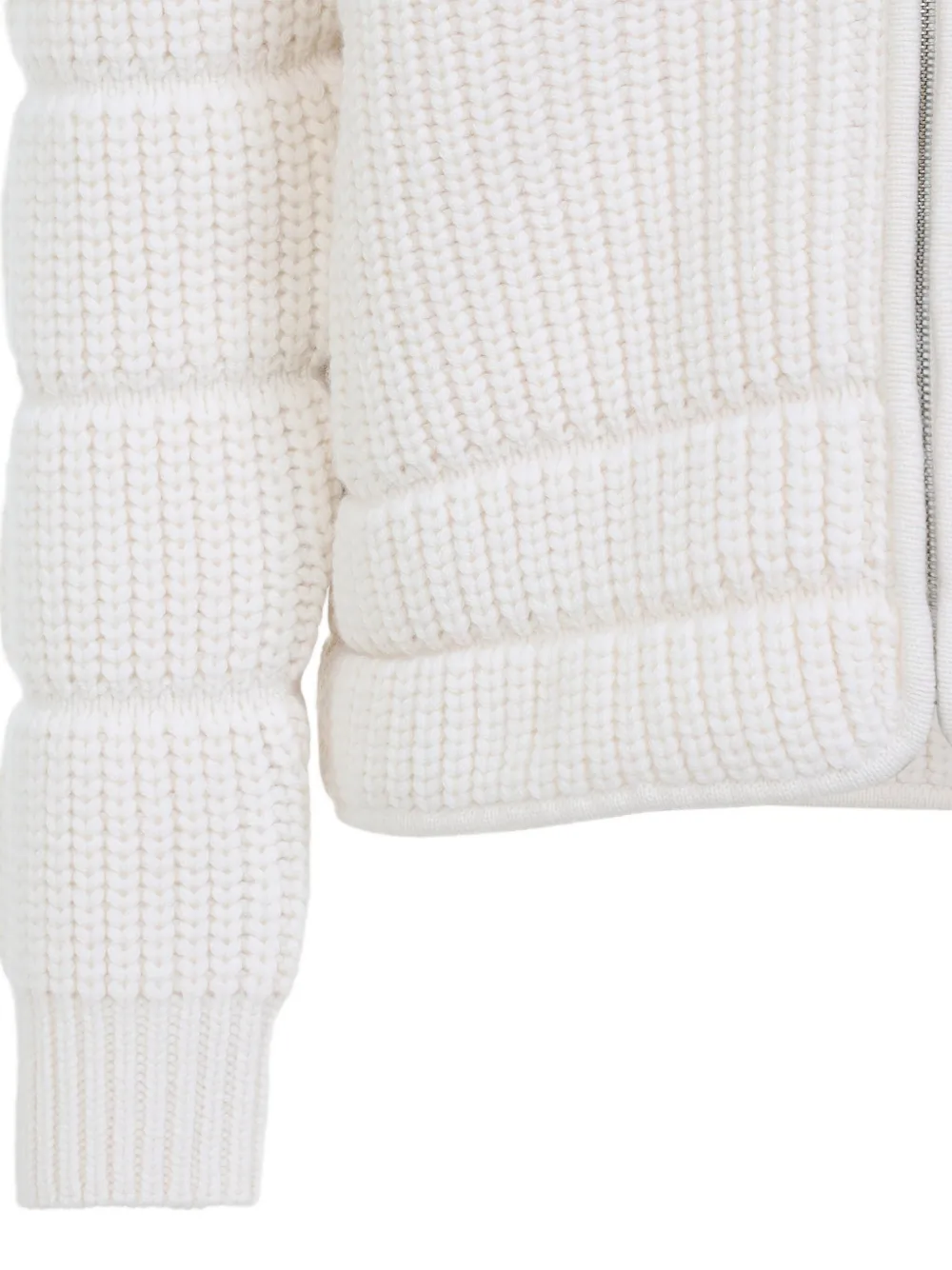 Casablanca Ribgebreid jack Wit