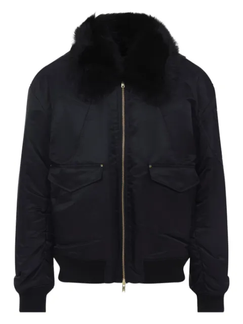 Moose Knuckles faux-fur collar jacket