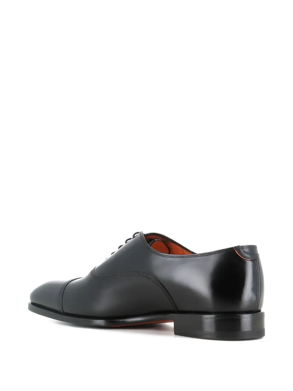 Santoni Leather Oxford Shoes In Multi