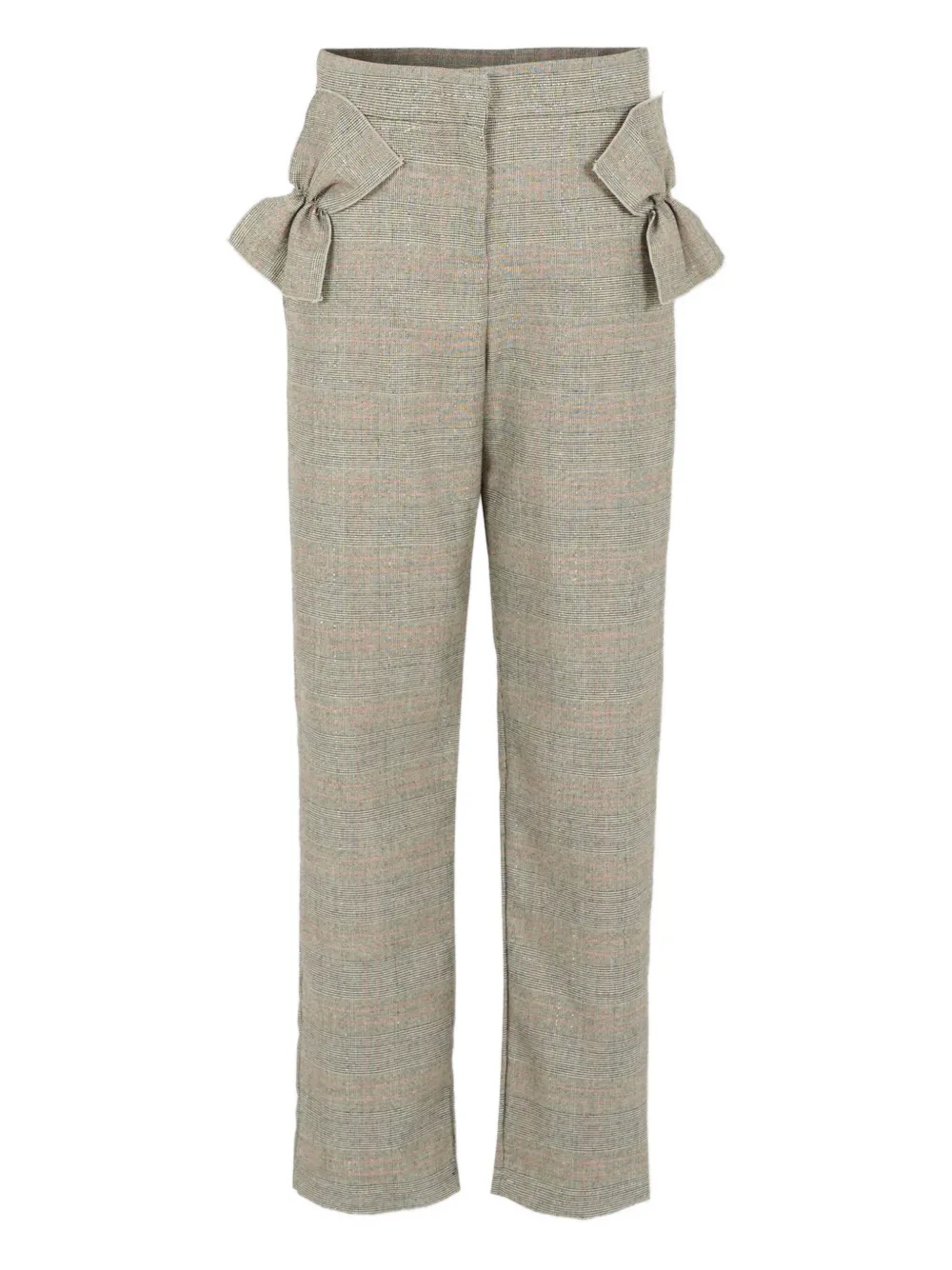 Simonetta Bow Trousers In Gray
