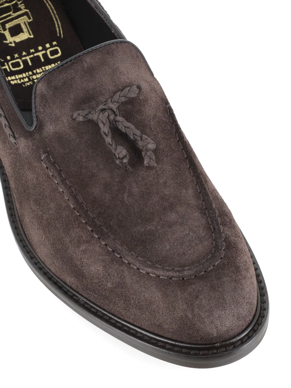Alexander Hotto Suède loafers Bruin