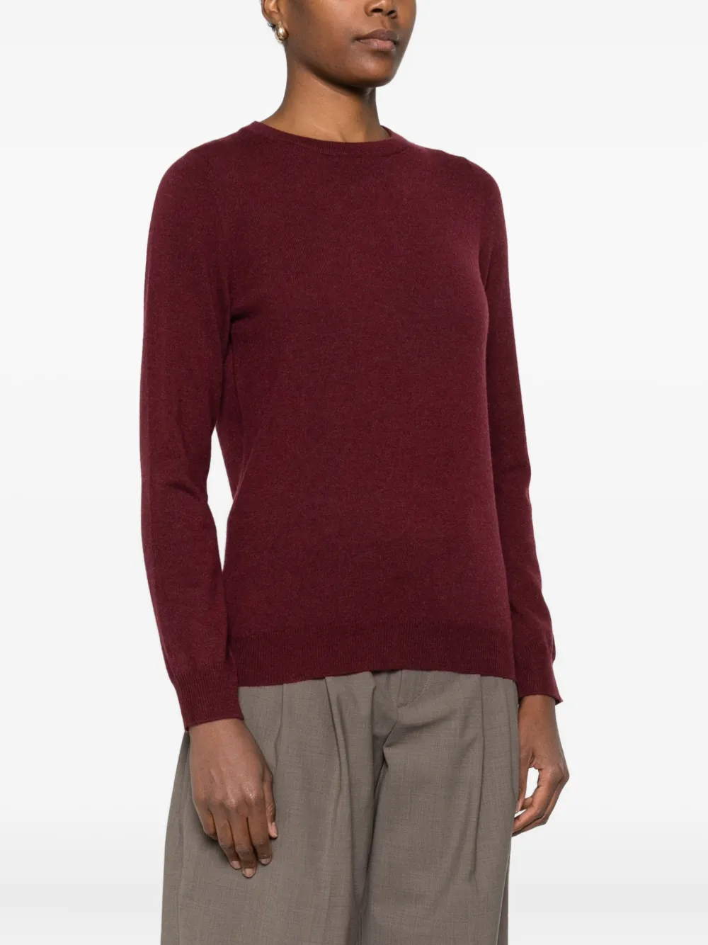 Brunello Cucinelli Trui met ronde hals Rood