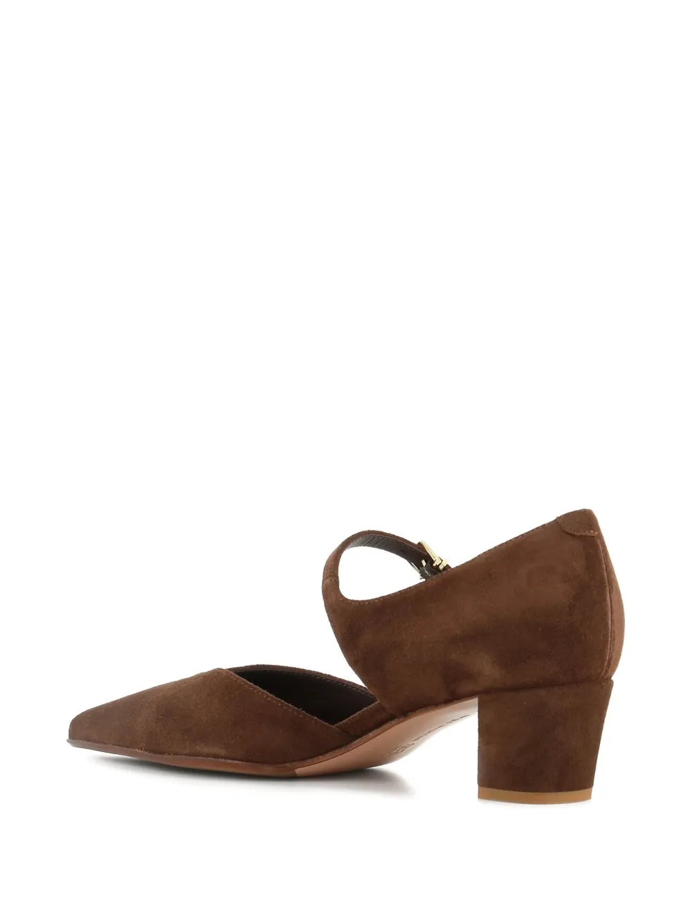 Sergio Levantesi 40 mm pumps met gespbandje Bruin