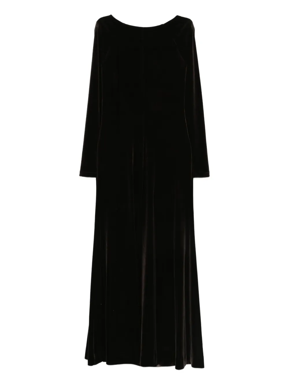 D.Exterior Gedrapeerde jurk Bruin