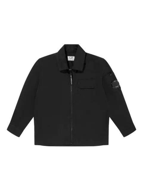 C.P. Company Kids Lens-detail zip-up overshirt