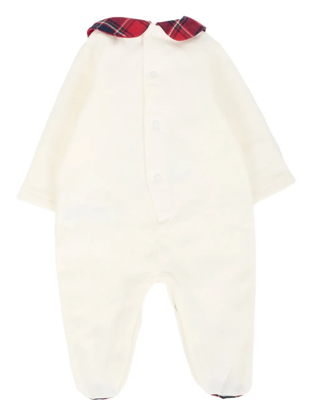NANAN tartan collar teddy babywear | Babygrow Sets | Image 2