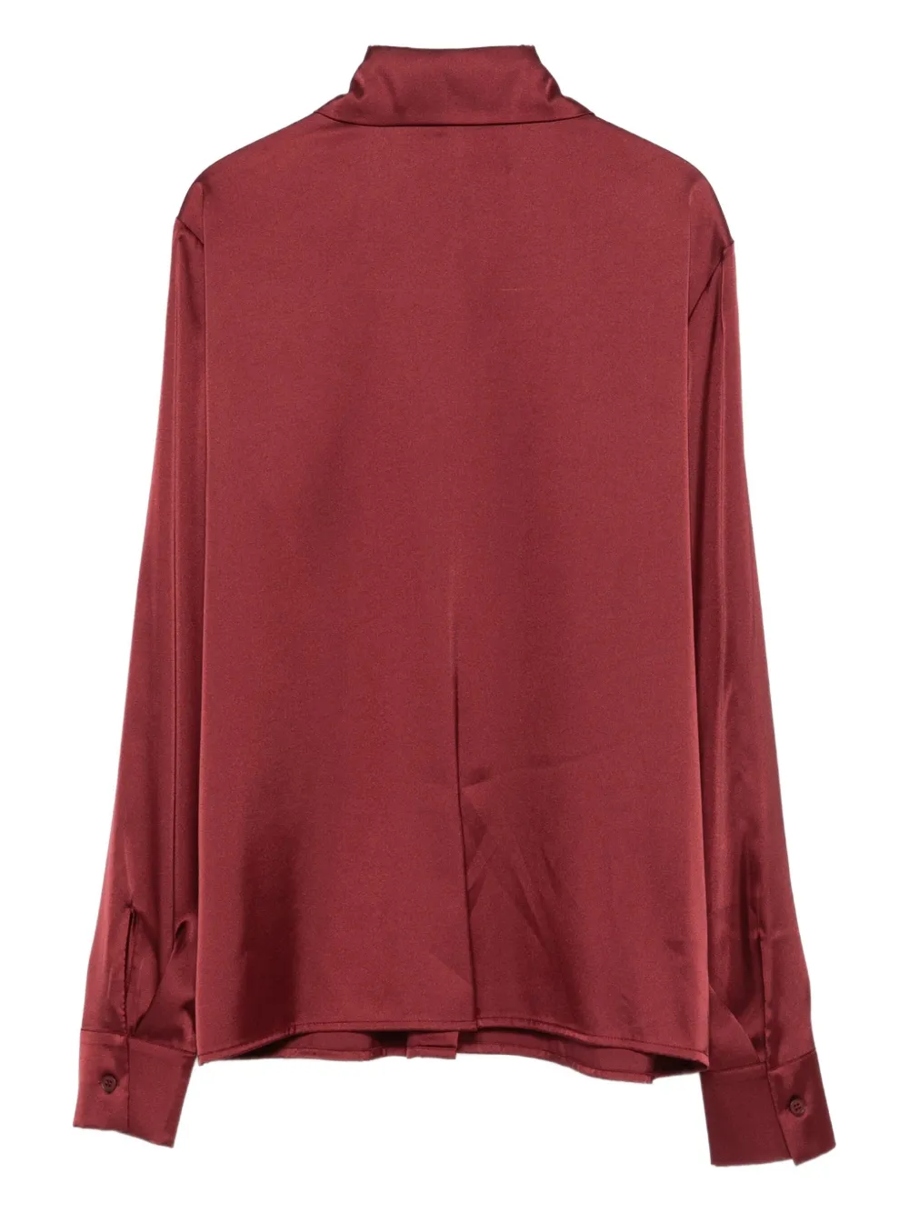 D.Exterior Slim-fit blouse Rood