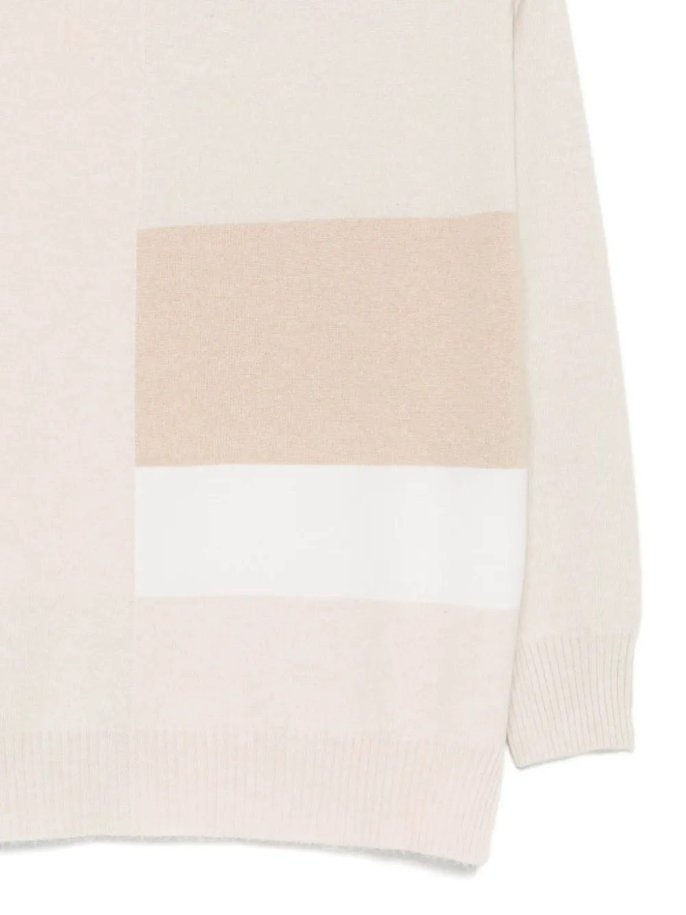 D.Exterior Sweater met ronde hals Beige