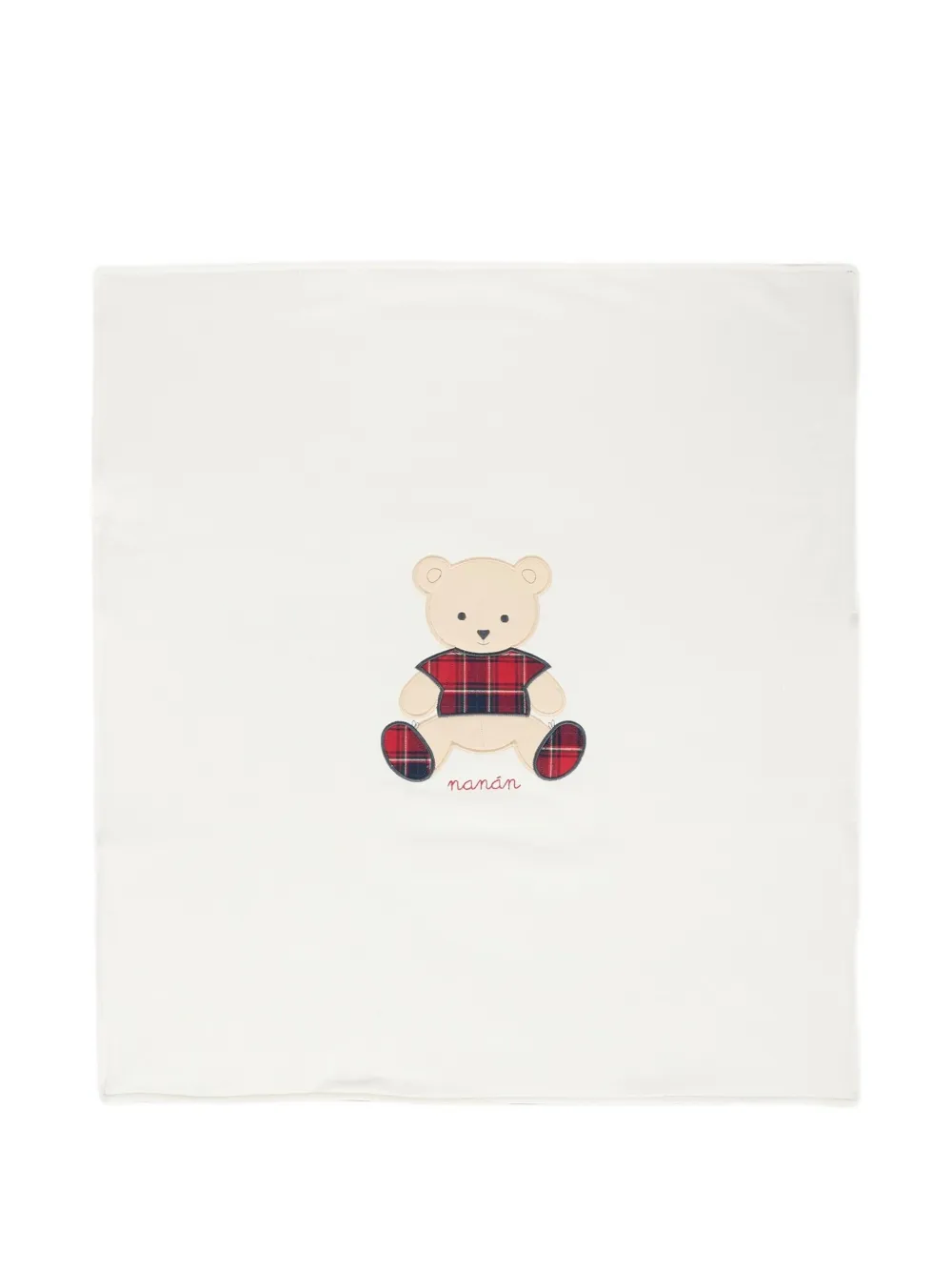 NANAN cotton blanket - ホワイト NANAN cotton blanket - ホワイト