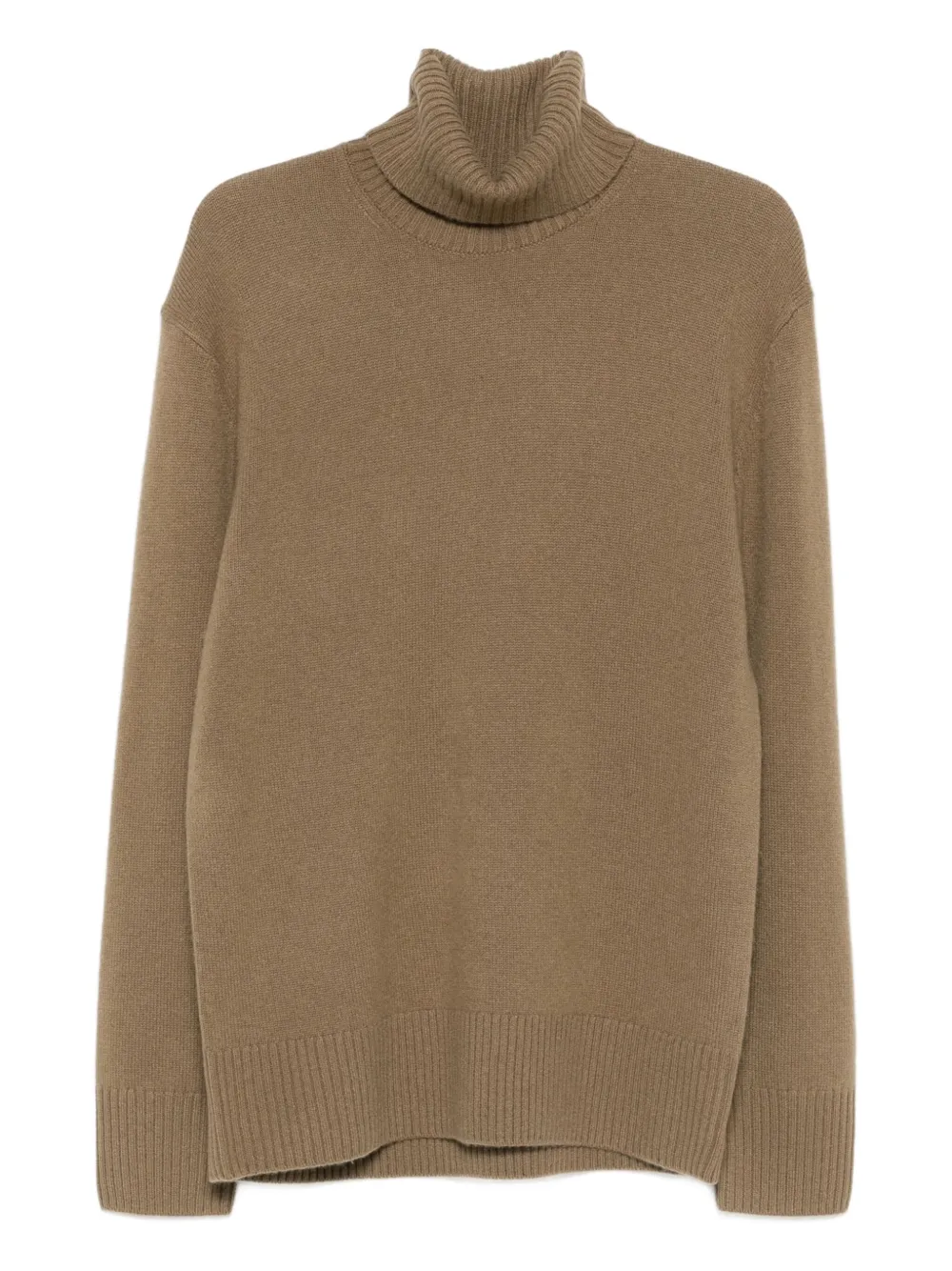 Brunello Cucinelli Roll-neck Sweater In Brown