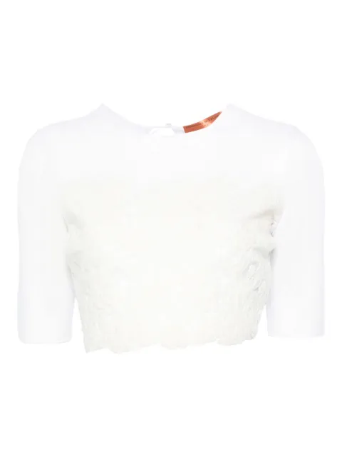 Ermanno Scervino lace-panel top