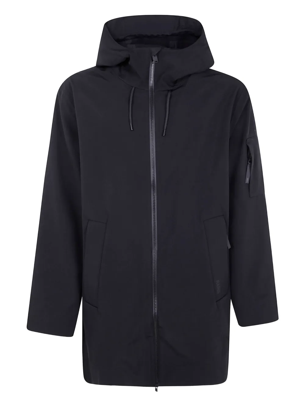 Rains Suva Vision Softshell hooded raincoat | Black | Image 1
