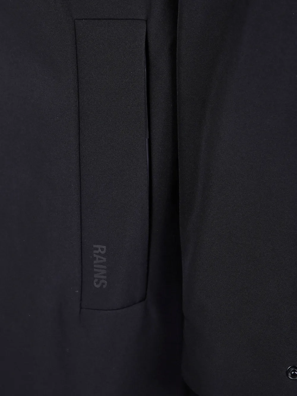 Rains Suva Vision Softshell A-line Hooded Raincoat In Black