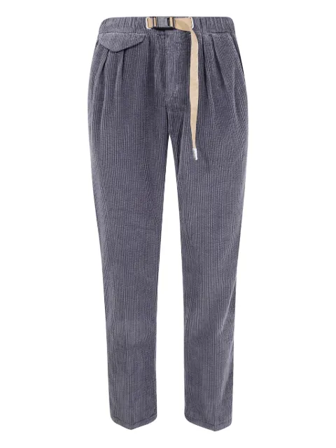 White Sand corduroy belted trousers