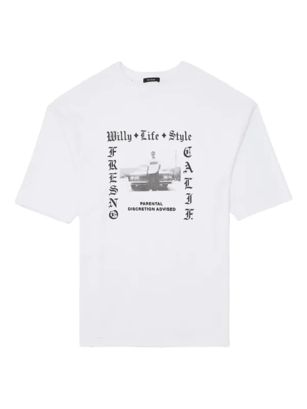Willy Chavarria Graphic-print T-shirt in White