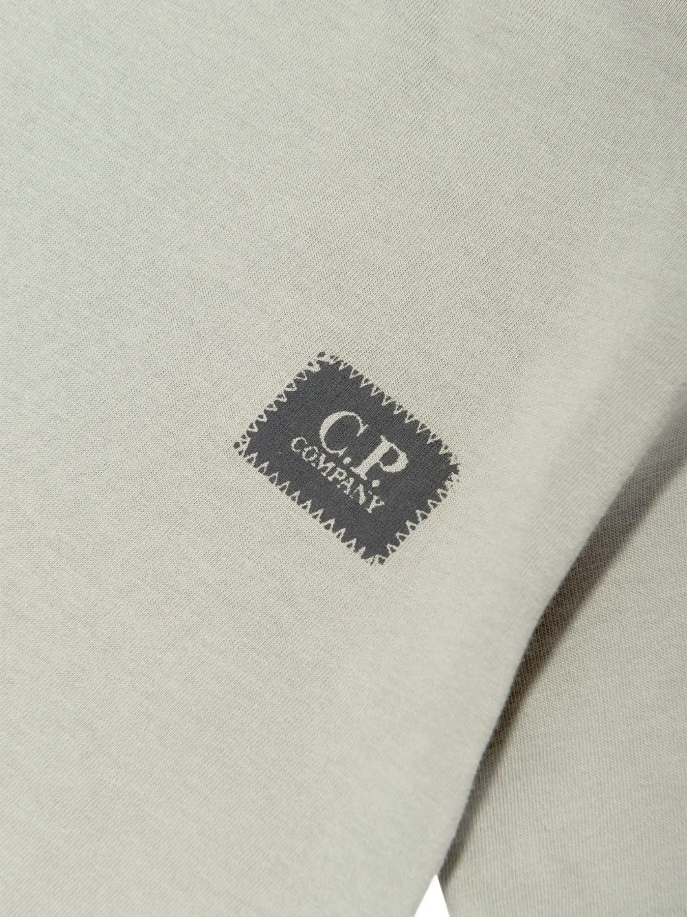 C.p. Company Logo-print T-shirt In Gray