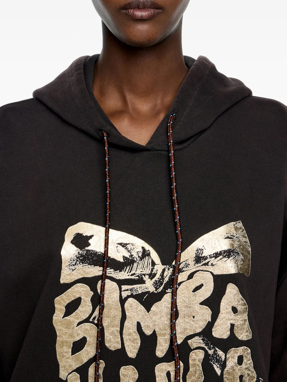 Bimba y Lola Hoodie met print Bruin