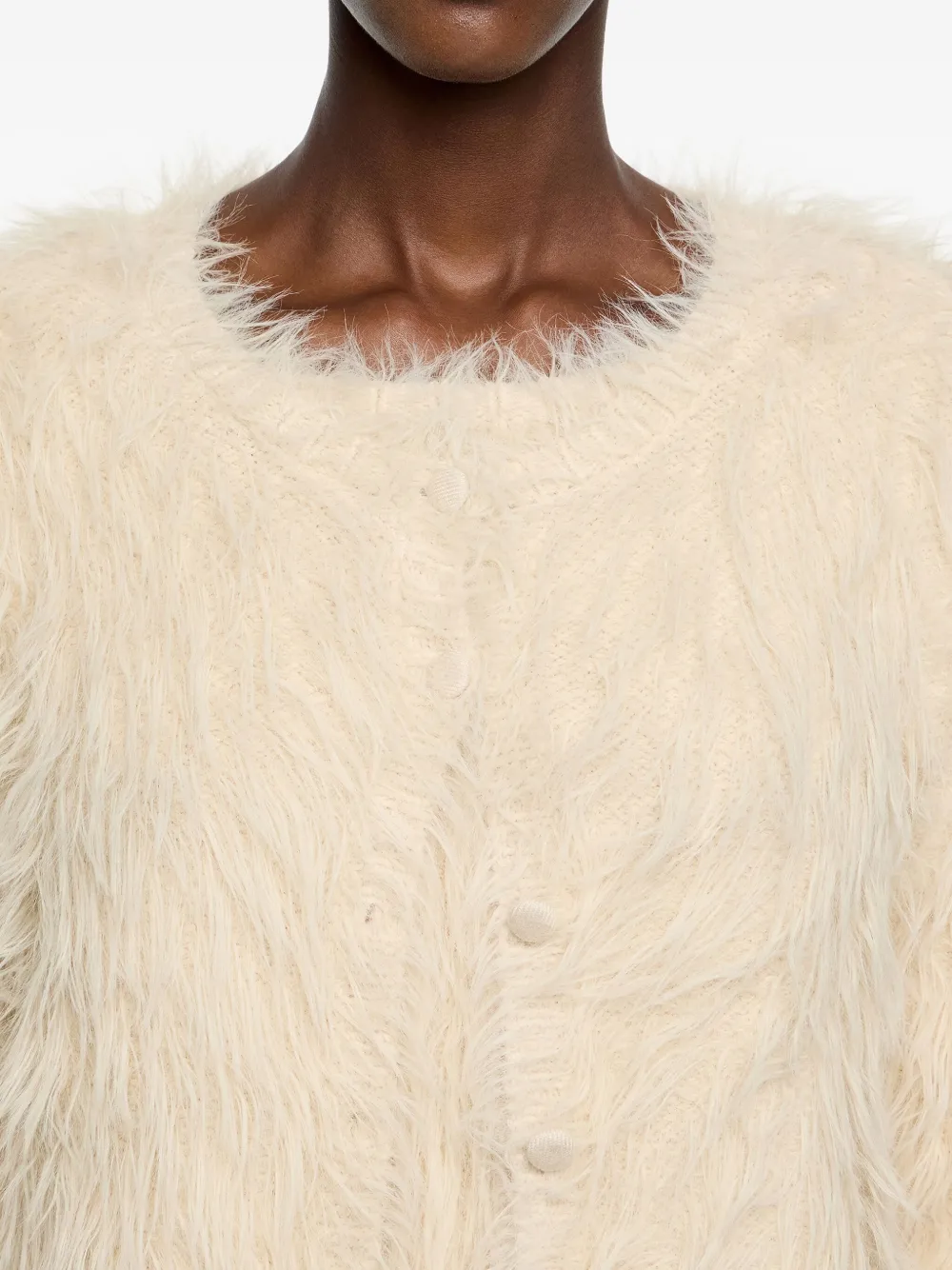 Bimba y Lola Jas met knopen Beige