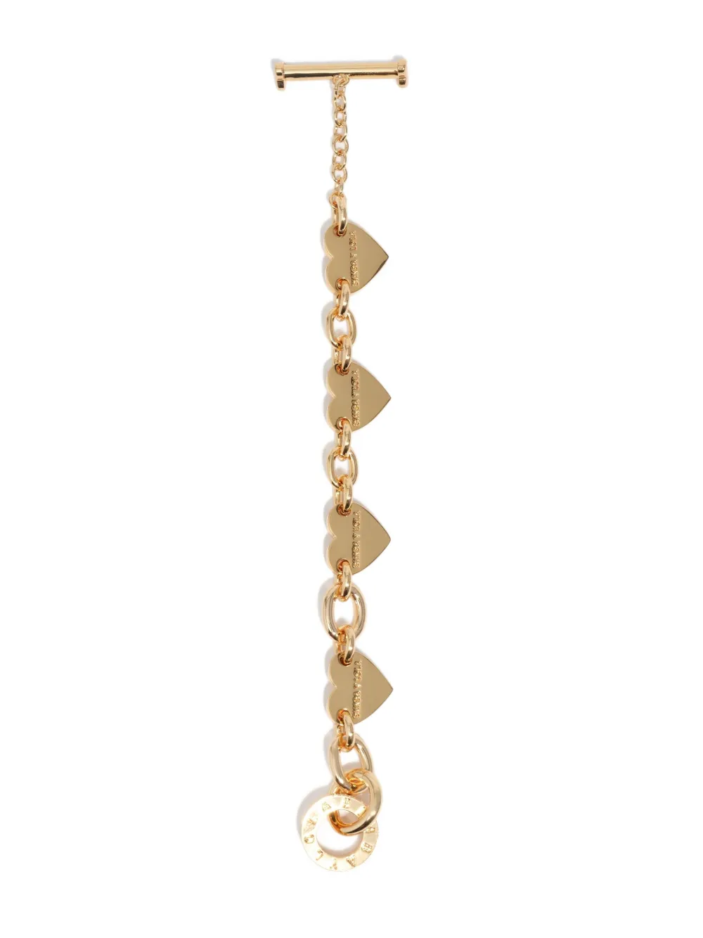 Bimba Y Lola Heart-charm Chain Bracelet In Gold