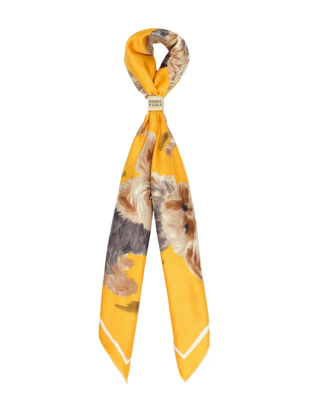 Bimba y Lola mascada con estampado gráfico | naranja | Image 1