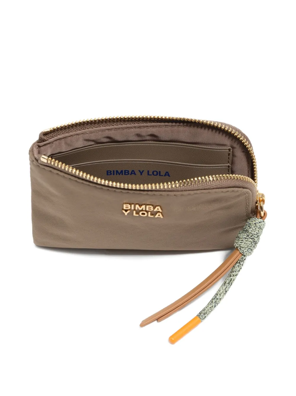 Bimba Y Lola Logo-lettering Wallet In Brown