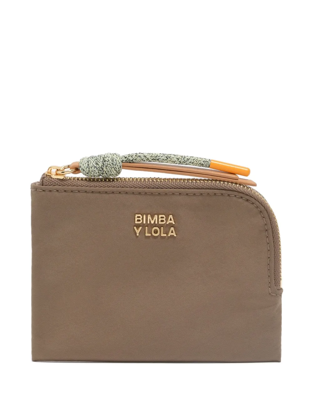 Bimba Y Lola Logo-lettering Wallet In Brown