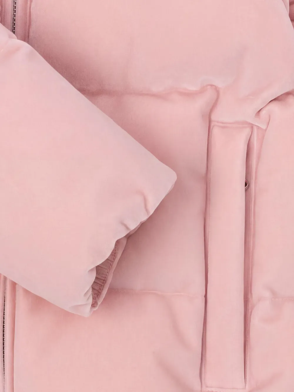 Colmar Kids velvet-texture padded jacket Roze