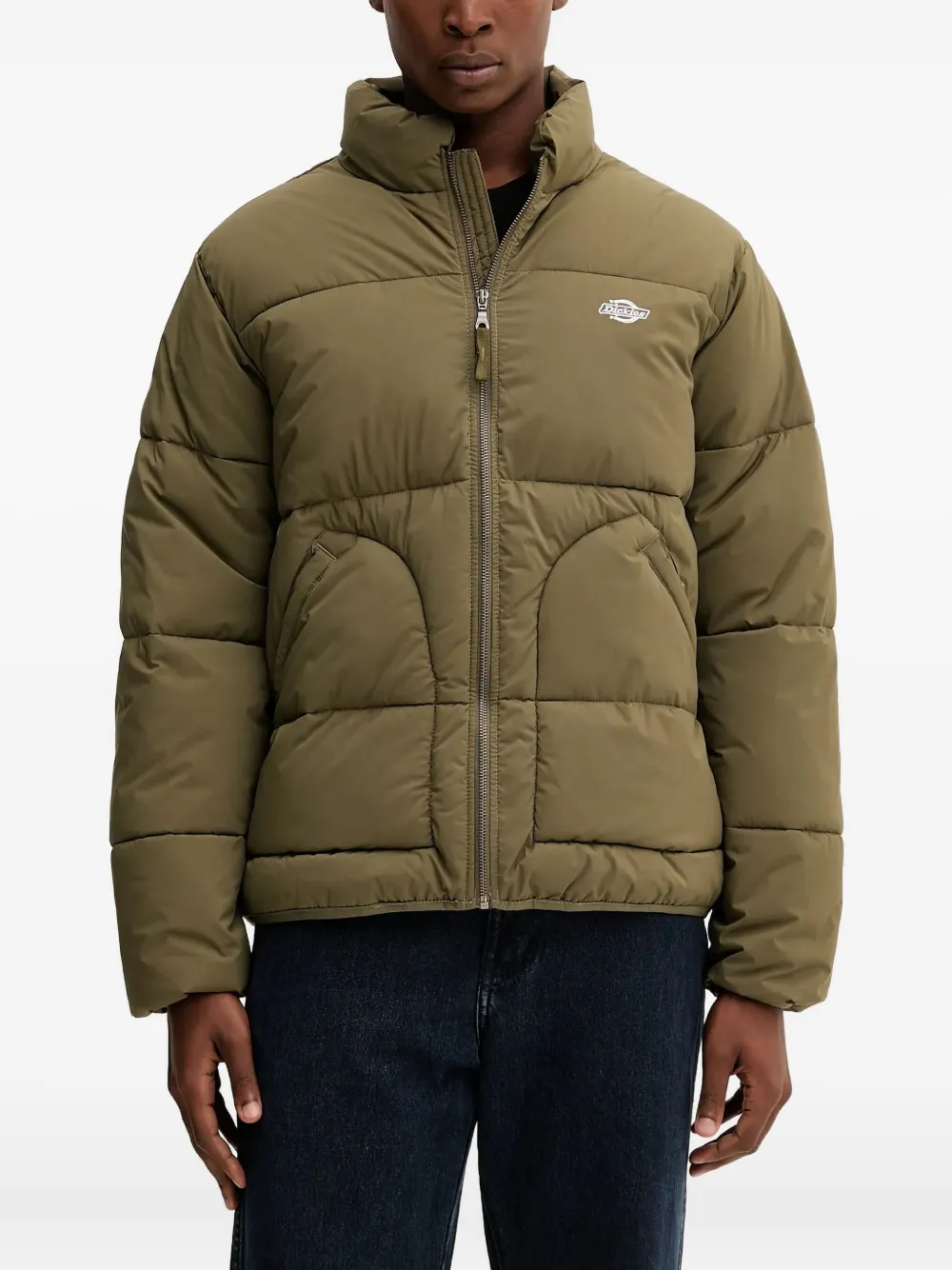 DICKIES Summerdale ロゴ キルティングジャケット - グリーン DICKIES Summerdale ロゴ キルティングジャケット - グリーン