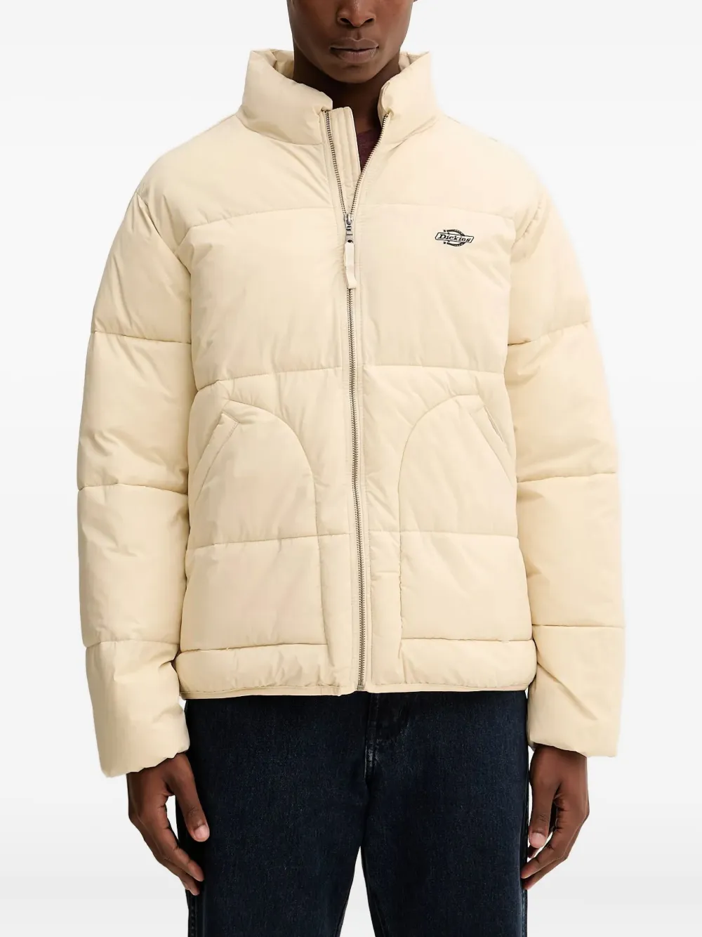 DICKIES Summerdale gewatteerd jack met logodetail Beige