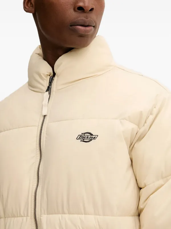DICKIES Summerdale logo-detail Quilted Jacket | Neutrals | FARFETCH ID