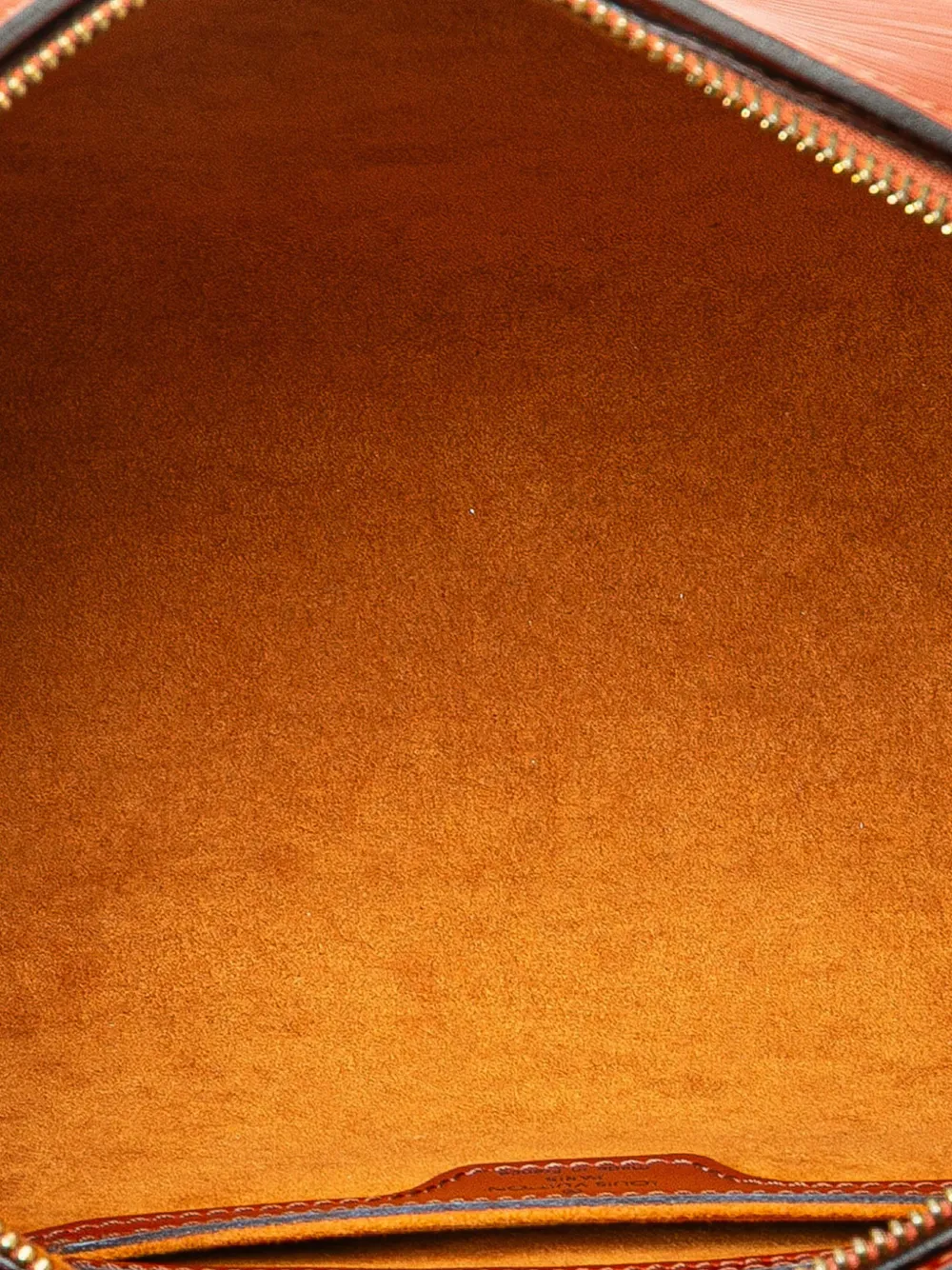 Pre-owned Louis Vuitton 1996 Epi Soufflot Handbag In Brown