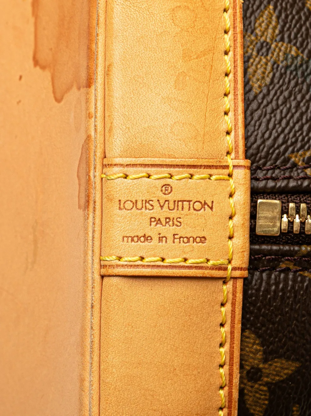 Pre-owned Louis Vuitton 2003 Monogram Alma Pm Handbag In Brown